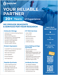 GenScript Full Services Flyer