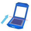 complete gel electrophoresis, rinse the gel