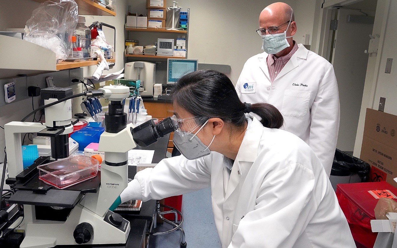 Scientists work on vaccine for the COVID-19 virus