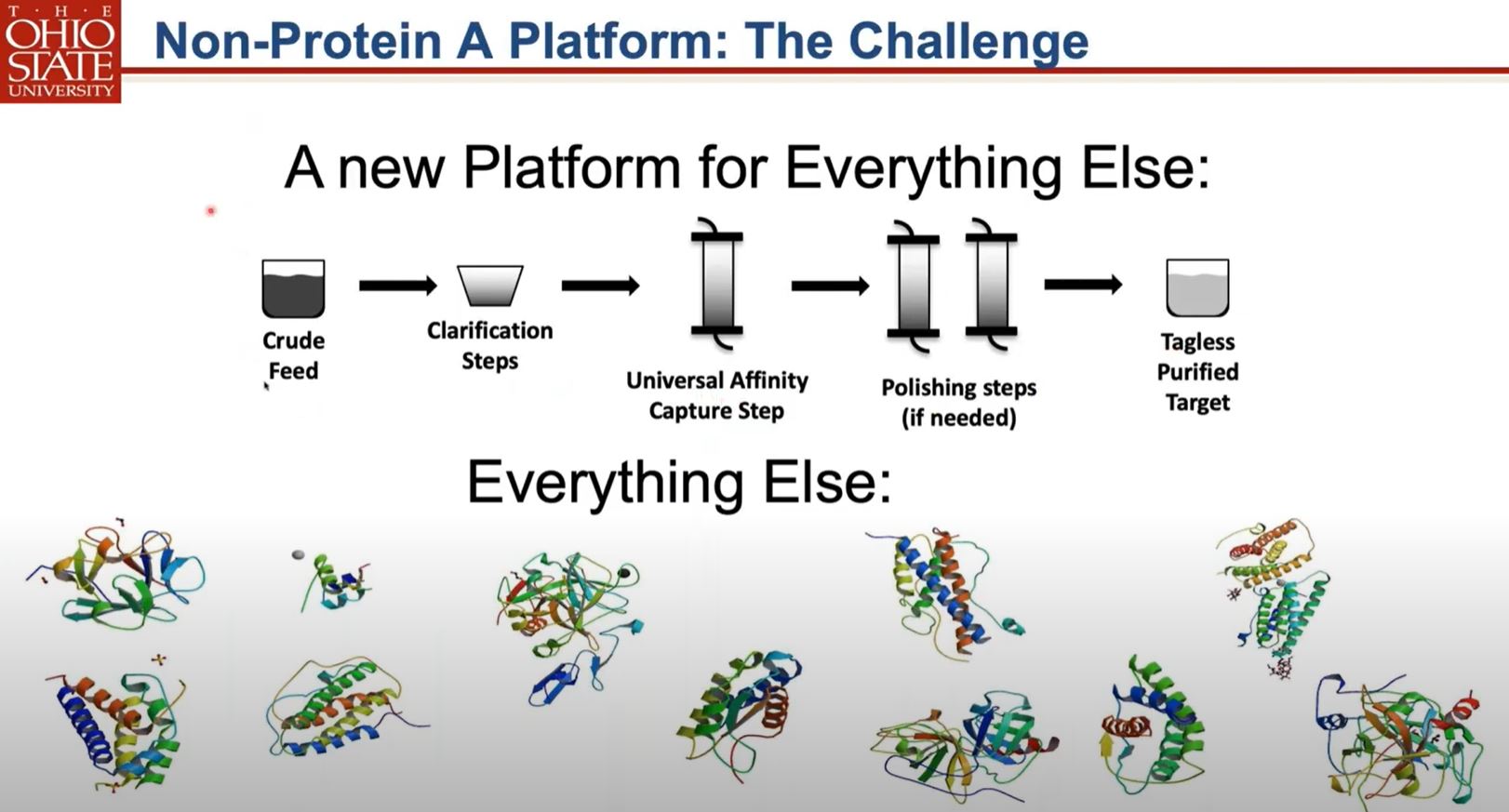 new protein purify platform using single column