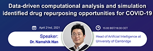 Data-driven computational analysis and simulation identified drug repurposing opportunities for COVID-19