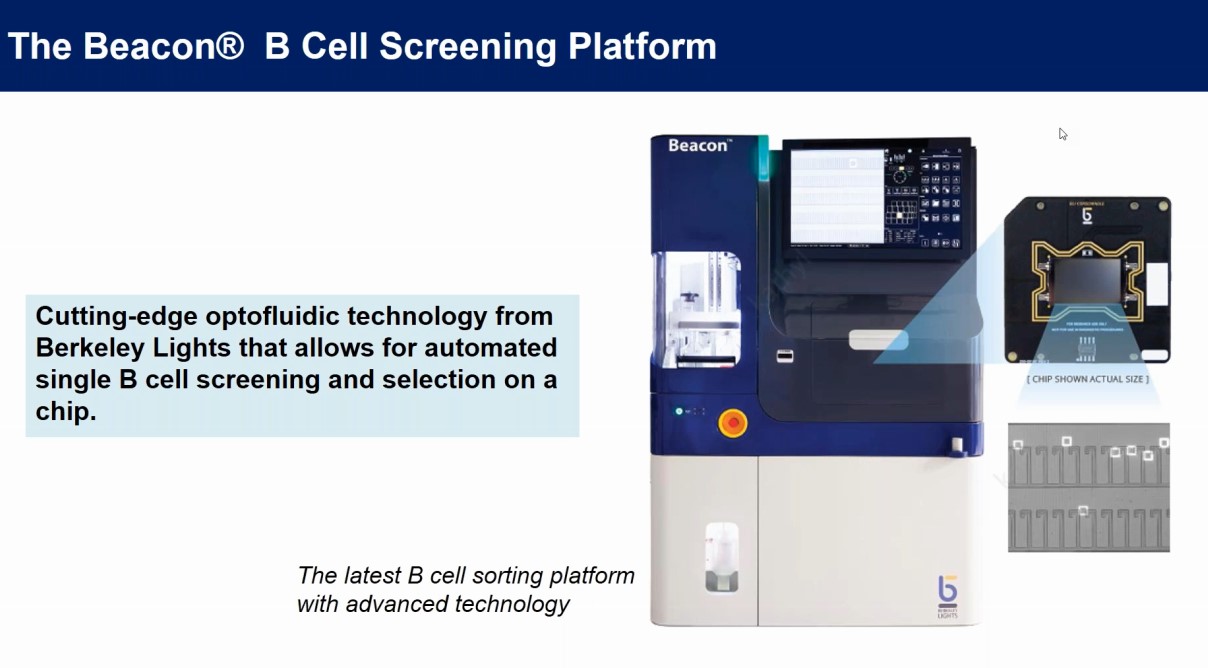 the Beacon® B cell screening platform